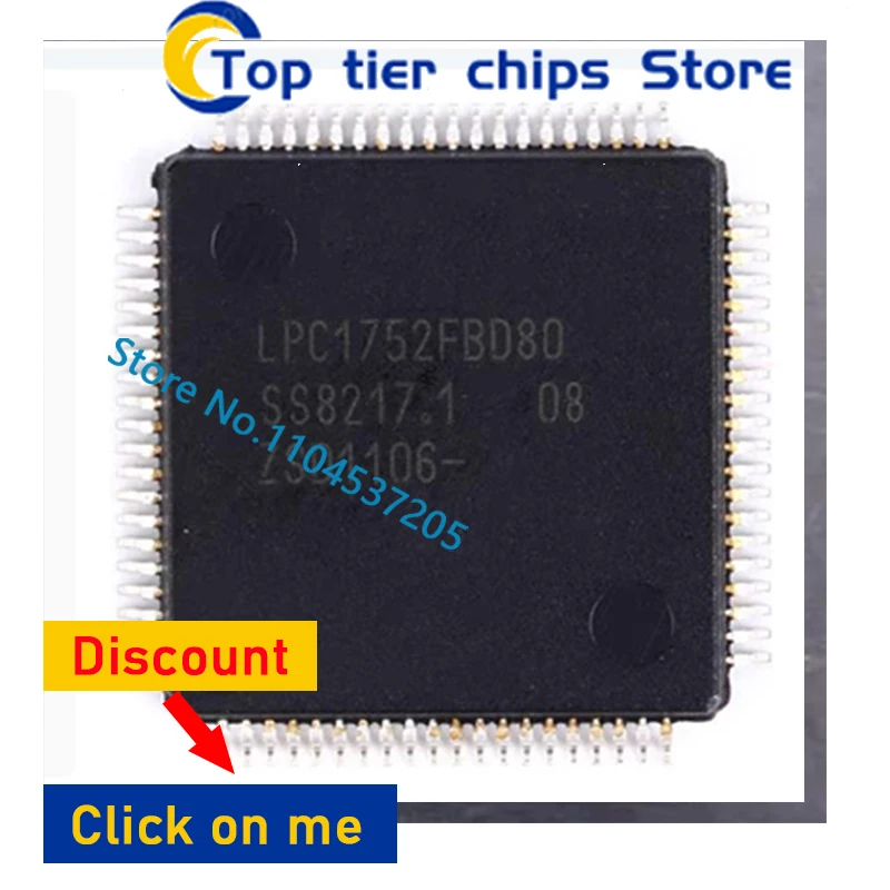 1~10PCS LPC1758FBD80  LPC1758FBD LPC1758  QFP80