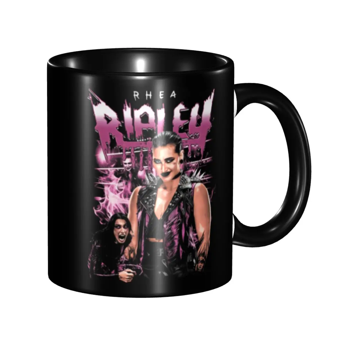 

DIY Wrestler Rhea Ripley Ceramic Mug Personalized Coffee Cup Creative Gift