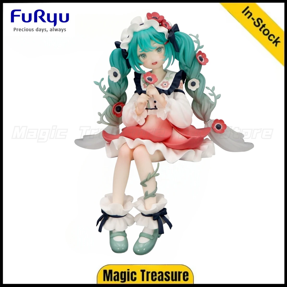 【在庫あり】オリジナルフリュー-フラワーフェアリー-初音ミク-ヌードルストッパー-フィギュア-オーナメント