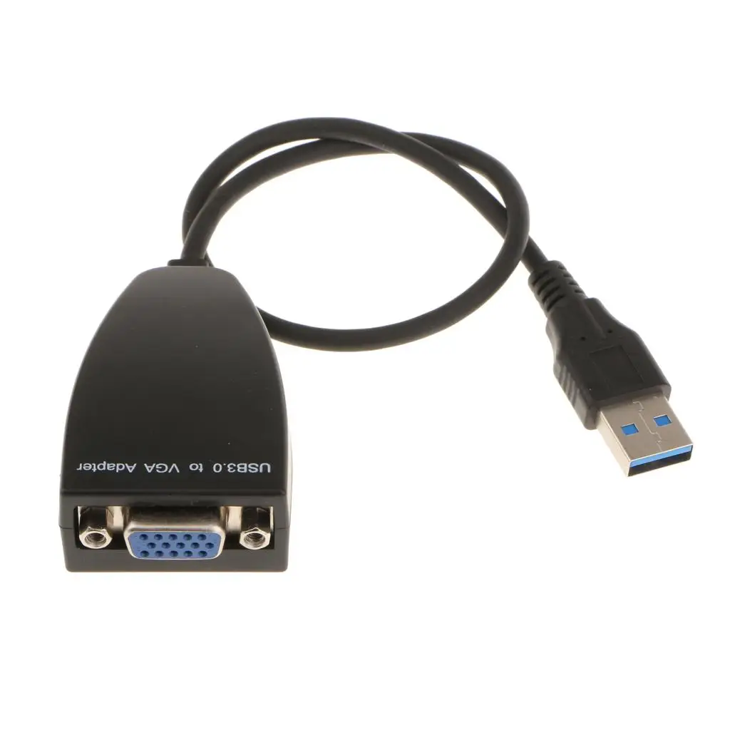 

USB3.0 To VGA Cable Video Graphic Card External Adapter 1080P for Win 7/8