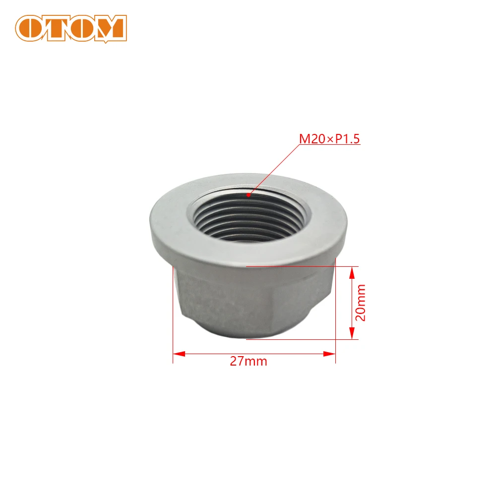 OTOM Motorcycle Rear Axle Nut Aluminum Bolt Cap Cover Screw For KTM EXC125 SX150 MXC XCW SMR SMC HUSQVARNA FE TE 250 300 Bikes