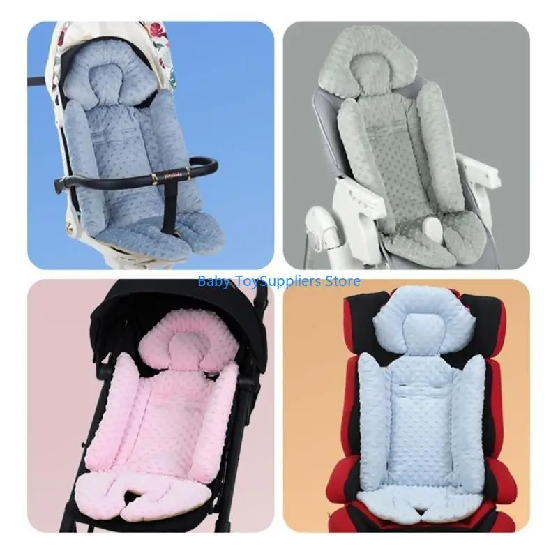 

R1WF Baby Carriage Pram Cushion Breathable Baby Stroller Cushion Stroller Liners