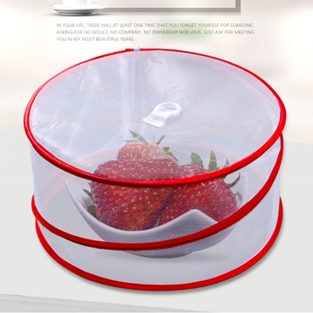 

3pcs Food Reusable Kitchen Supplies Lightweight Portable Collapsible Dish Dome Picnic Camping Kitchen Supplies Outdoor