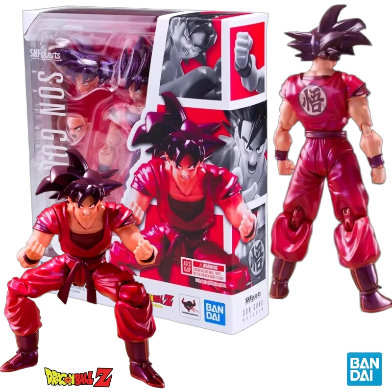 

In Stock Bandai SHF Dragon Ball Kaiouken Son Goku Joint Movable Figures in Stock Movable Figures Collectible Toys
