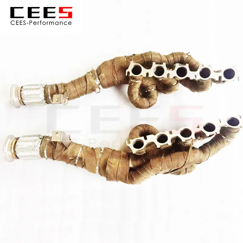 

Exhaust Manifold for AUDI R8 5.2L V10 2010-2015 Tuning Performance Headers Exhaust System Super Car Parts Without Catalyst