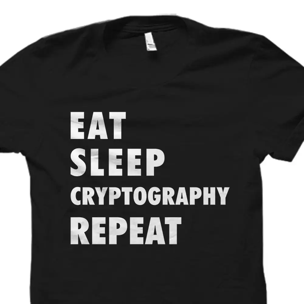 Cryptography T Shirt Clothes Encryption Hacker Ethical