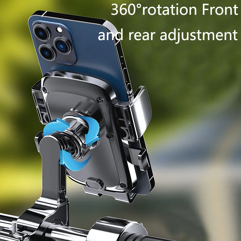 Bicycle battery car cell phone holder takeaway riding navigation bracket for cross-border anti-vibration and anti-shaking motorc