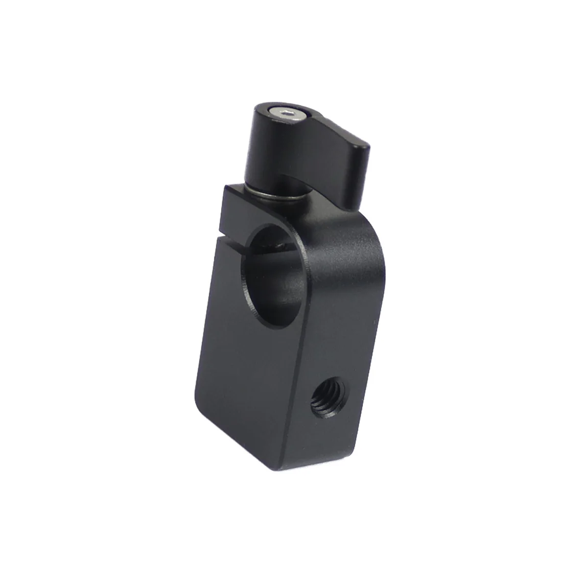 Einzel Rod Clamp 15mm Schiene Stecker Adapter Halterung mit 1/4 "-20 Gewinde Kalten Schuh Halterung für DSLR käfig Rig Mikrofon Licht Halter – Detail 11