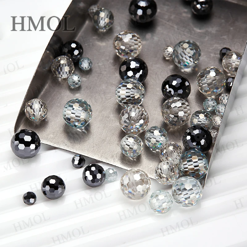 

2025Муассанит заводской свободный лабораторный бриллиантовый камень круглой формы бусины изысканной высокого качества белый синий черный DIY для изготовления ювелирных изделий