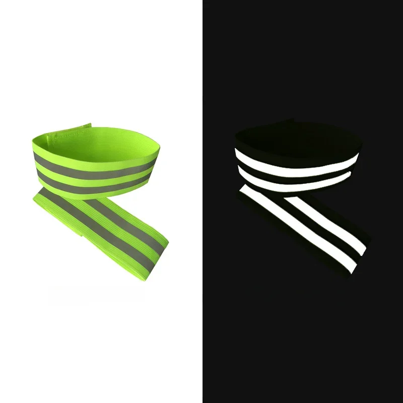 High Visibility Reflective Straps for Night Walking, Cycling, Running Safety on Wrist, Arm, Ankle, Leg