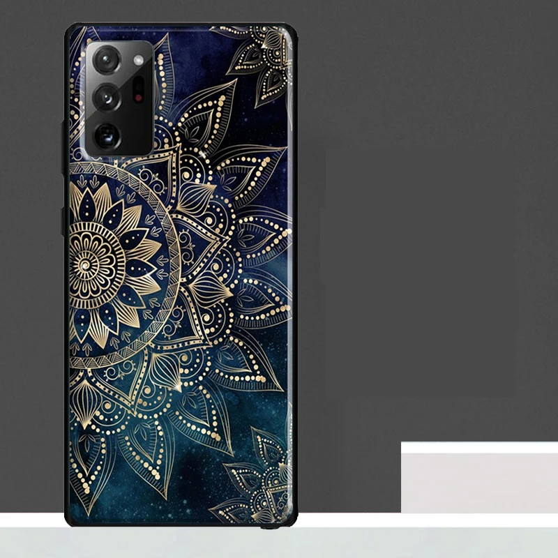 حافظة أنيقة بتصميم زهور ماندالا لهاتف سامسونج جالاكسي S25 Ultra S23 S22 S21 S24 Ultra S9 S10 S20 Plus S25 FE #3