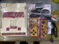 8bit C60 FH-006 Retro AV output TV Video Game Console for FC/Dendy Games with 2pcs 1.5M Gamepads Built-in 121 Games