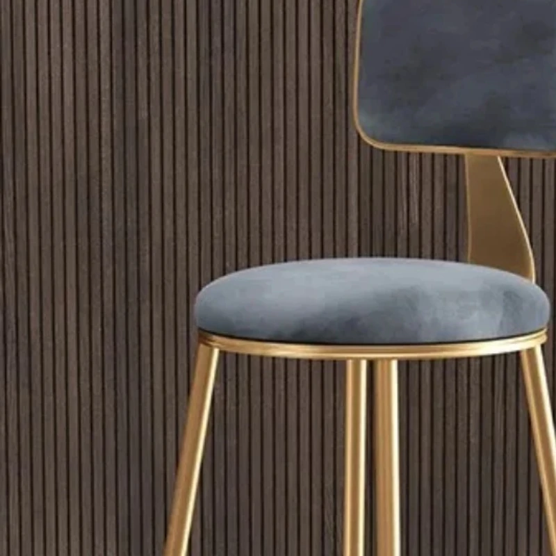 

Designer Bar Chairs Cafe Retro Backrest Square Reception Desk Counter Height Chairs Kitchen Bar Stools Taburete Cocina Furniture