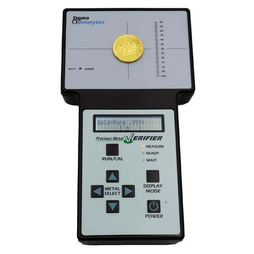 Sigma Metalytics PMV Original SM1601 Precious Metal Verifier 3 Wands Included, Test Gold Silver Platinum Palladium Coin & Bar