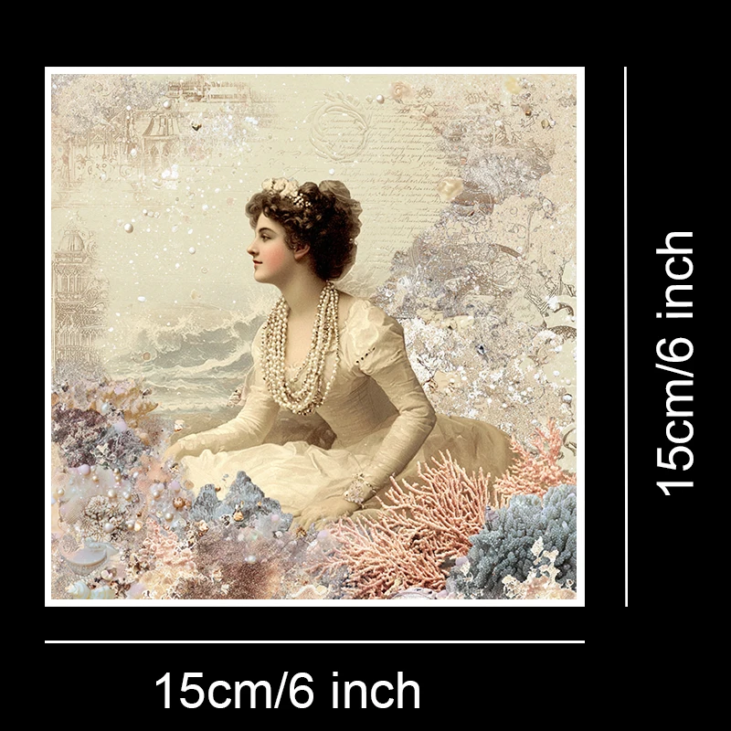 36枚のスクラップブッキング用紙（6インチ×6インチ）：折り紙、スクラップブッキング、かわいいジャンクジャーナル用のかわいい漫画/水玉模様のプリント。