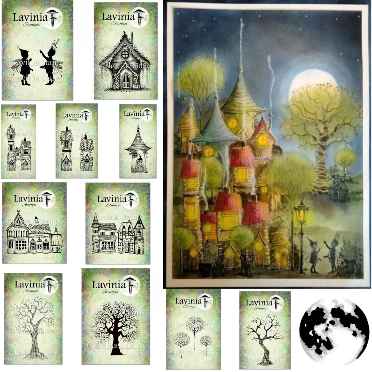 

The Moonlight Castle Clear Stamps DIY Scrapbook Embossed Handcraft Paper Card Album Craft Template Supplies Decoration 2025 New