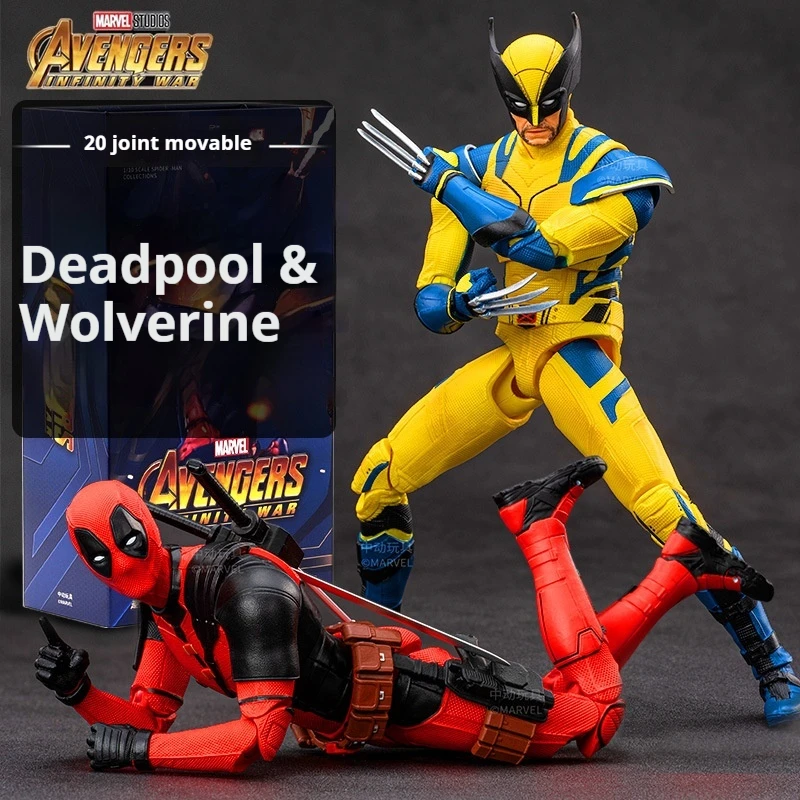 

Оригинальная экшн-фигурка Дэдпула, серия фильма: Дэдпул и Росомаха 3, Игрушечная модель, игрушечная кукла, Коллекционная серия премиум-класса