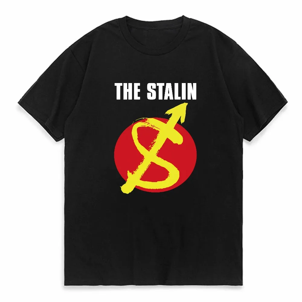 THE STALIN Print T-shirt Men's Short Sleeve O-neck Cotton TShirt summer Casual round neck Loose Breathable Clothing Tops tee