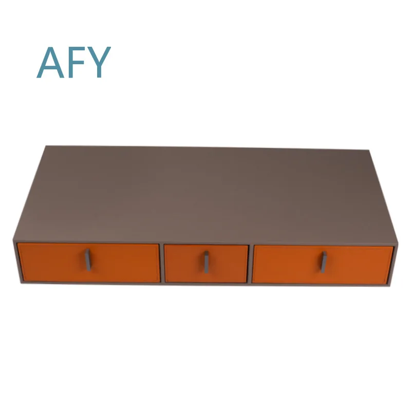 Underwear Bra Socks Jewelry Leather Cloakroom Wardrobe Sorting Storage Box Drawer Organizer for Clothing Accessories Home