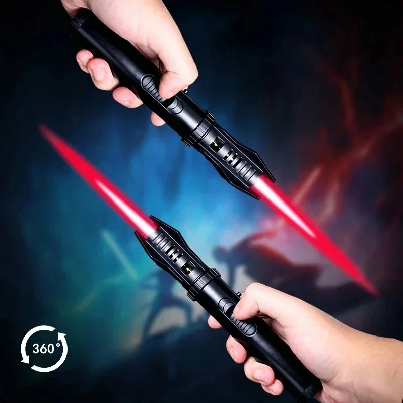 New Scepter Lightsaber Turbo Gas Lighter Outdoor Windproof Strong Fire Cigar Special Metal Flamethrower BBQ Baking Kitchen Tools