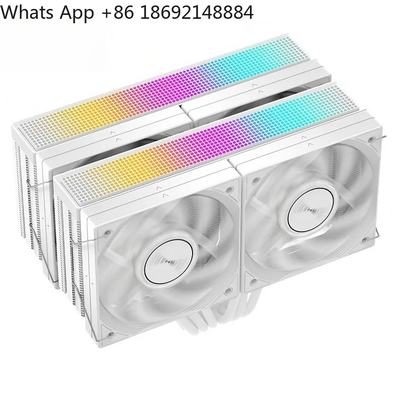 

CPU cooler dual towers, 10CM4 fans, no memory 6, heat pipes PWM air cooling