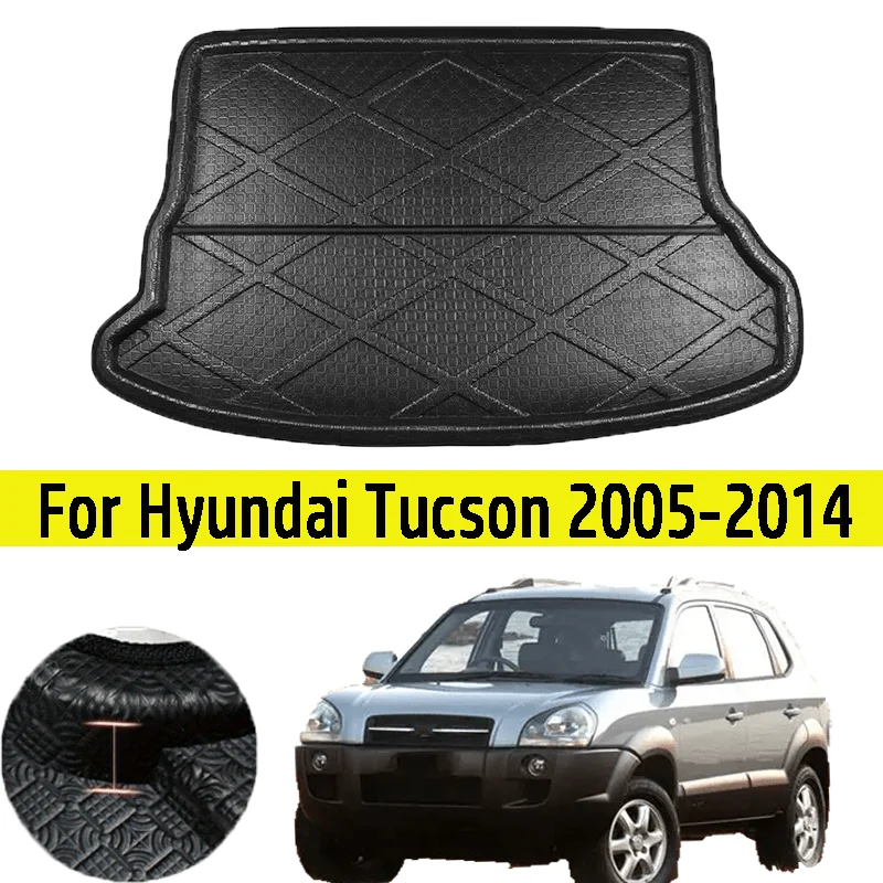 Für Hyundai Tucson 2005-2014 Auto-Kofferraummatte Gepäckraum-Bodenbelag Teppich Laderaum-Zubehör Auto-Innenausstattung