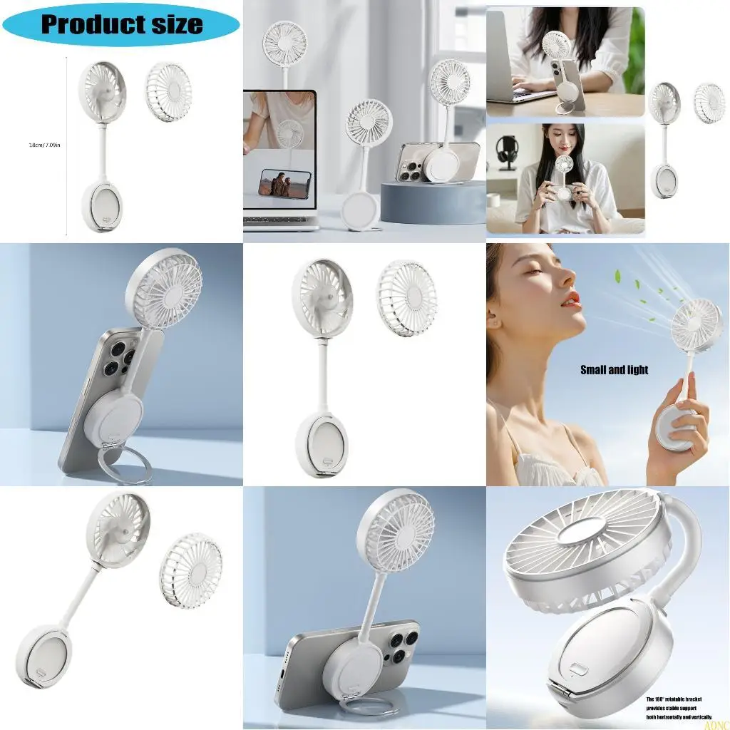 

A0NC Handheld Stand Desktop Mini Fan Class Room USB.