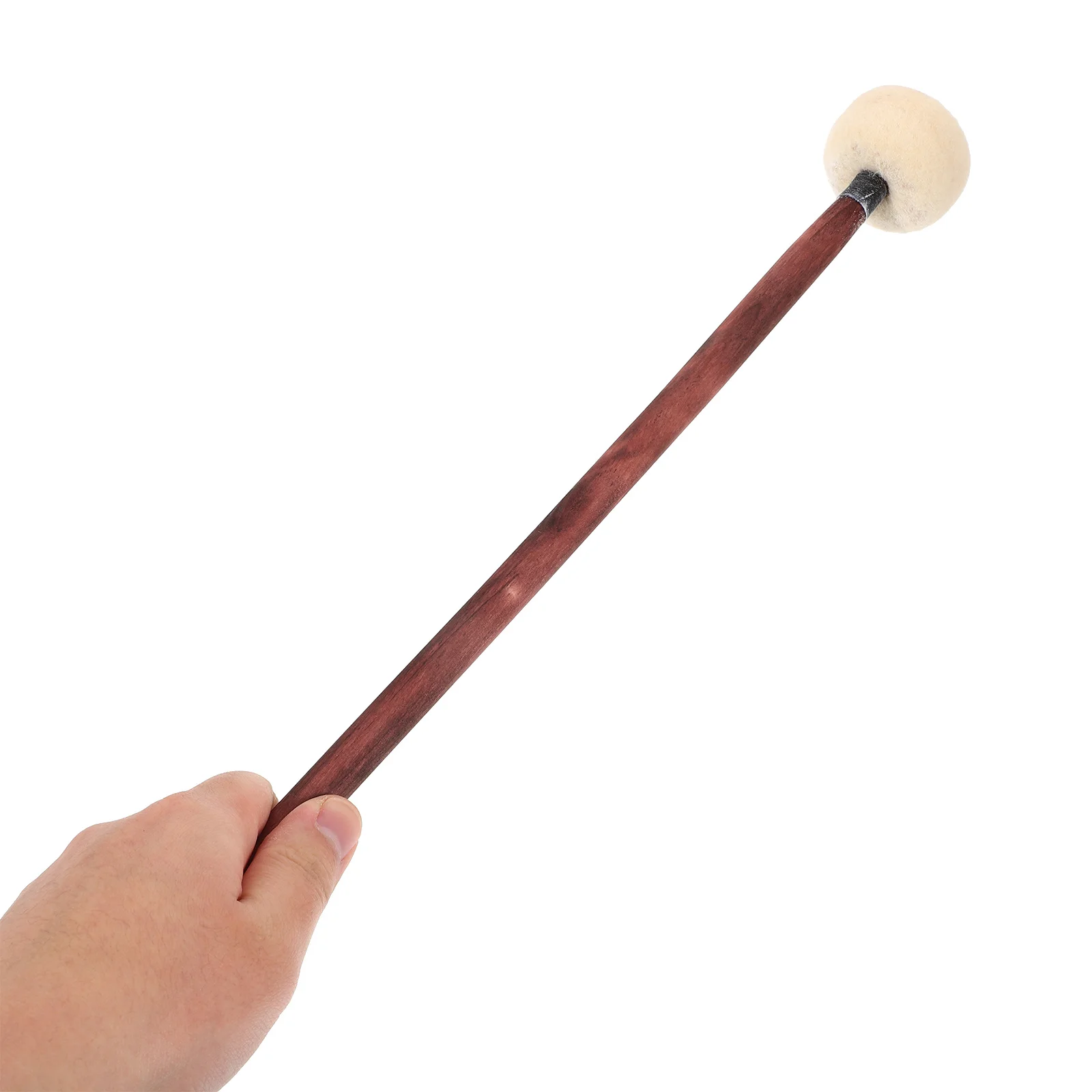 

2Pcs Drum Mallet Tuning Stick Wooden Handle Large Hammer Head Percussion Drumsticks Practice Bass Drum Sticks Adult Drumsticks