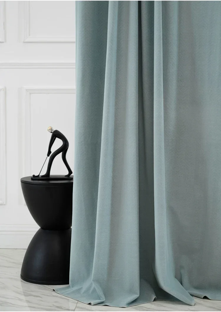 Cream Ginger Yellow Matcha Green Minimalist Living Room Bedroom Blackout Velvet Curtains Curtains For Living Dining Room Bedroom