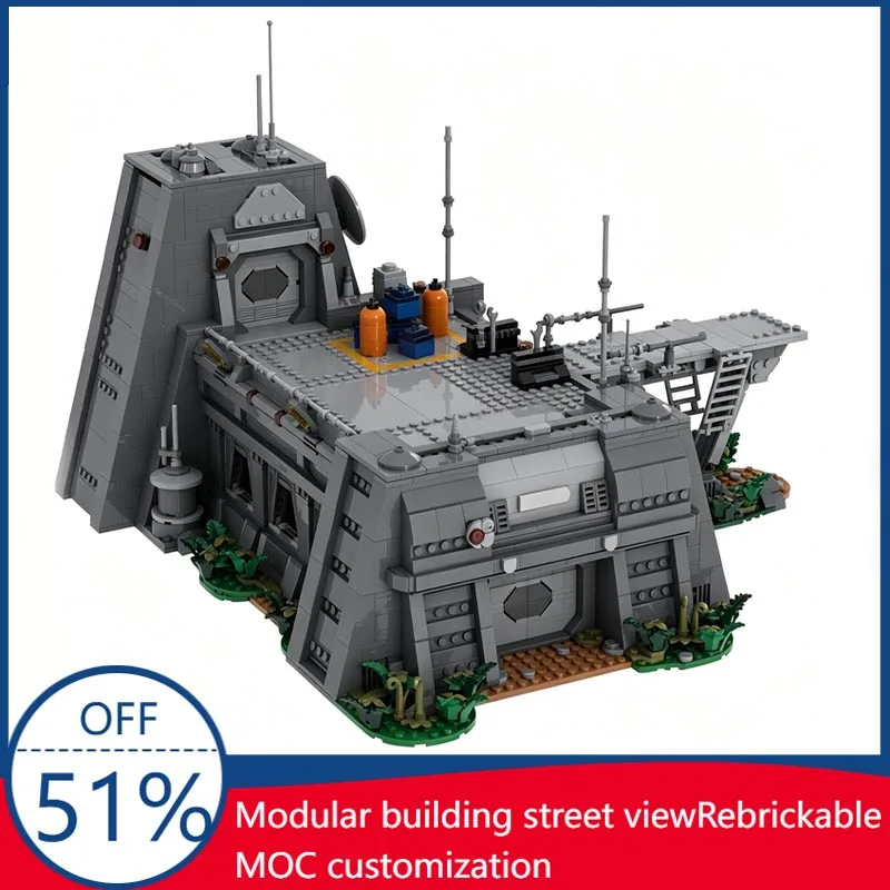 

2838pcs MOC Star Battle Forest Moon Walker Depot Diorama Model Custom Building Blocks DIY Creative Educational Assembly Toy Gift