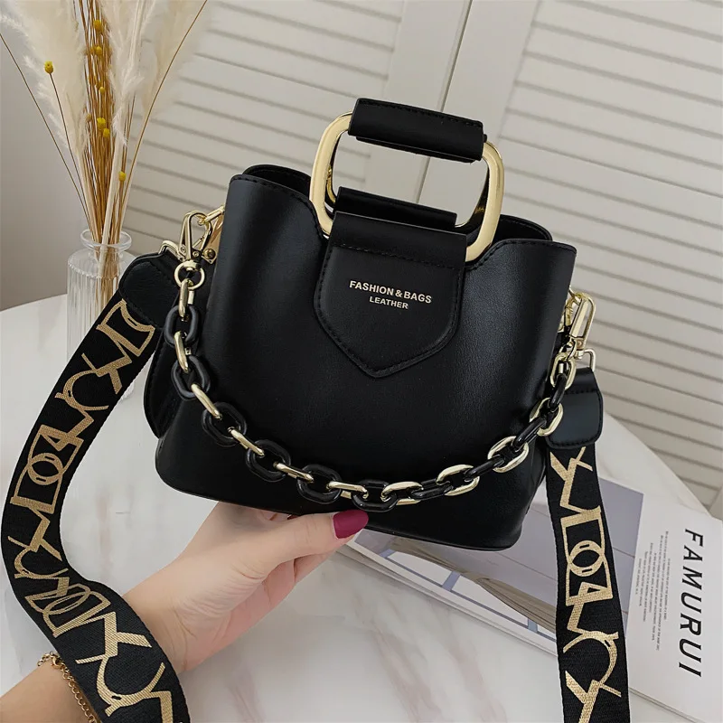 

Fashion Women Bag 2023 New High Quality Crossbody Bags for Ladies Purses Handbags Shoulder Bag PU Leather Chain Design Belt bag