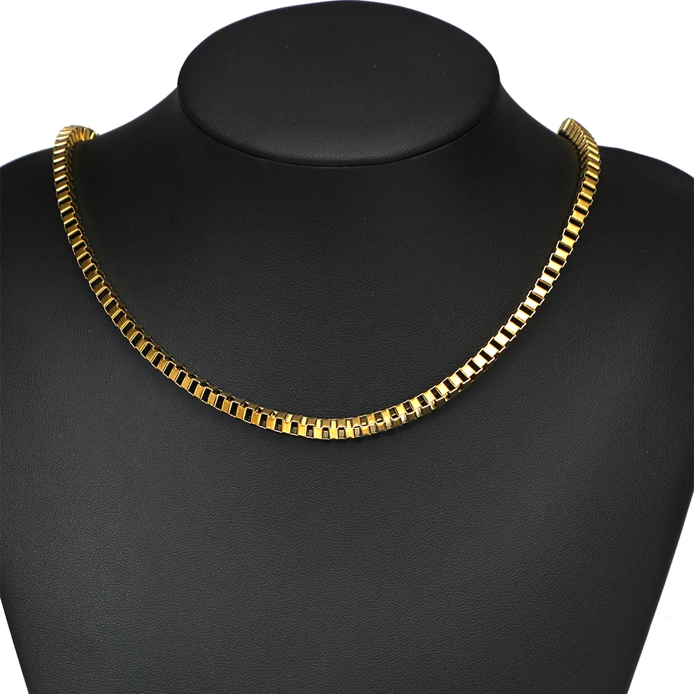 2 Meter Edelstahl-Flachgliederkette für DIY-Schmuckherstellung, Armbänder, Anhänger, Halsketten-Zubehör – Detail 4