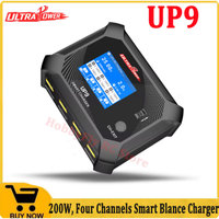 UltraPower UP9 4 Channels Smart Blance Charger Discharger for 1-6S LiPo/LiHV/LiIon/LiFe Battery AC 100-240V DC 11-18V