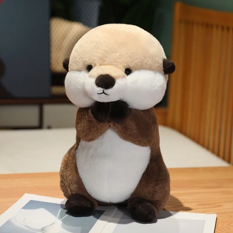 Sea Otter Plush Stuffed Animal Cute Plush Toys Soft Sea Otter Toy Birthday Plush Gift for Kids Toys