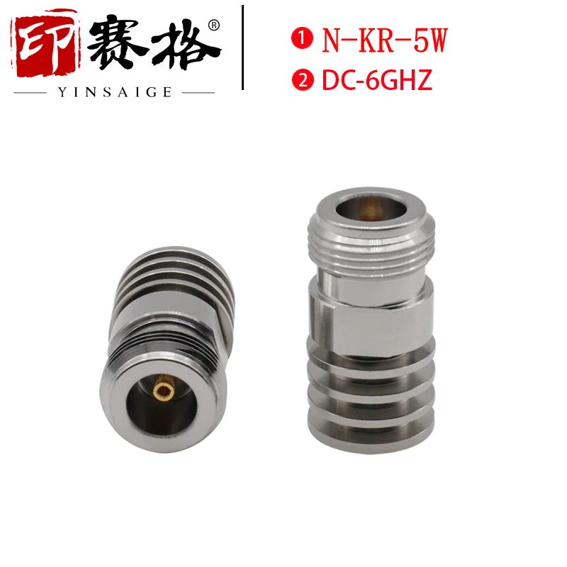 

N-K female coaxial load high power 5W low standing wave 6GHZ inner hole N female end point resistance 50 ohm