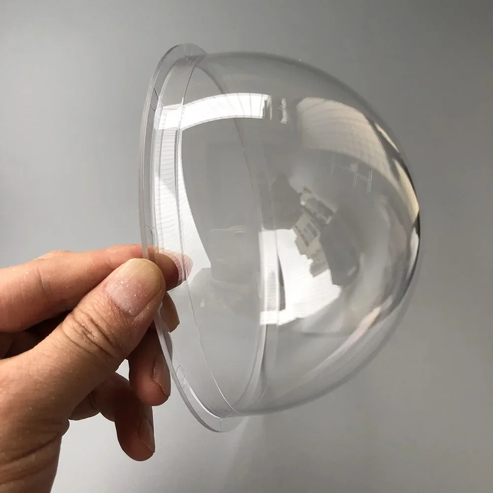 6 Inch 162x85mm Clear Protective Dome Cover For PTZ Camera Transparent Acrylic Plexiglass Lens Cap