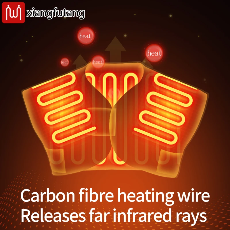 Elektryczny szal grzewczy - 3-stopniowa regulacja ciepła i timer, relaksacja mięśni i komfort stawów, wspomaga codzienne pielęgnacje, dla pracowników biurowych i seniorów