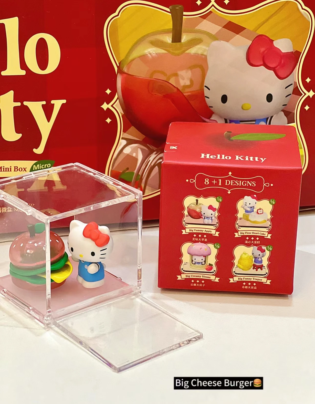 Hello Kitty Big Apple Workshop Series Mini Box Micro Hand-Made