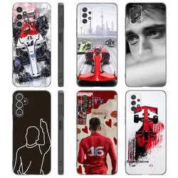 Charles Leclerc 16 F1 Case For Samsung A13 A22 A24 A32 A14 A23 A25 A34 A52S A53 A54 A73 5G A11 A12 A31 A33 A50 A51 A70 A71 A72