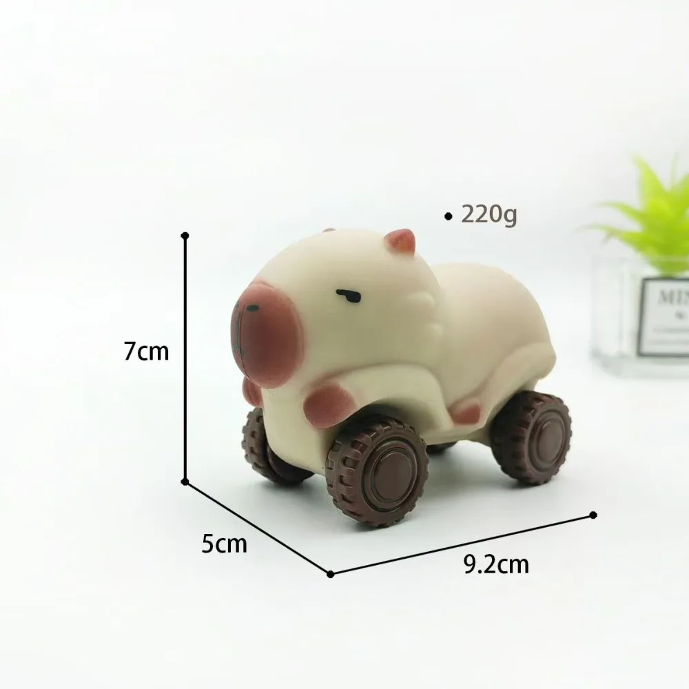 

Cute Capybara Car Squishy Toy Elongation Cartoon Decompression Toys Sliding Capybara Car