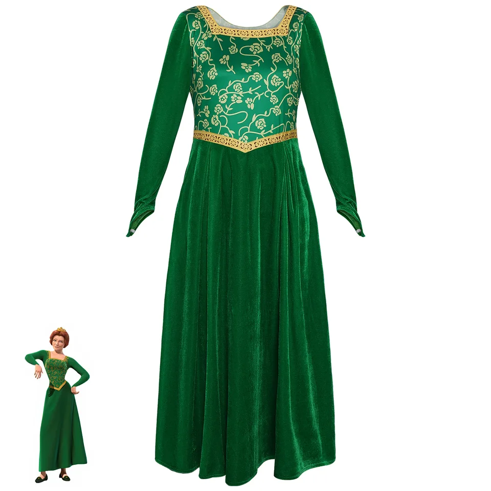 shrek green dress Amazon.com: Disguise Deluxe Shrek Fiona Costume Dress for Women Regal Green Gown with Ogre Ears Headband for Halloween & Cosplay M : Clothing, Shoes & Jewelry