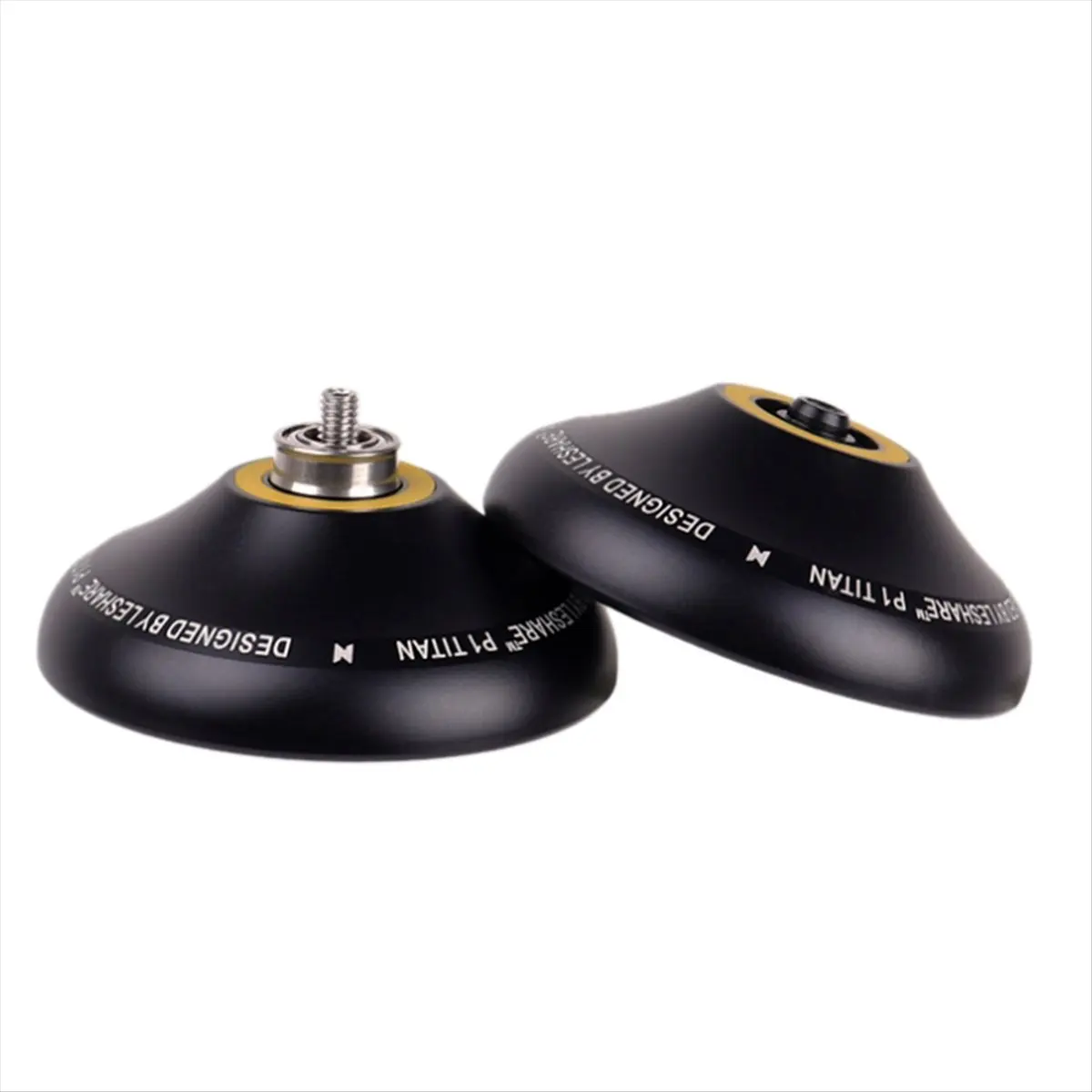 ABJV Yoyo كرة يويو الراقية للمنافسة المهنية سبيكة يويو (أسود) #5