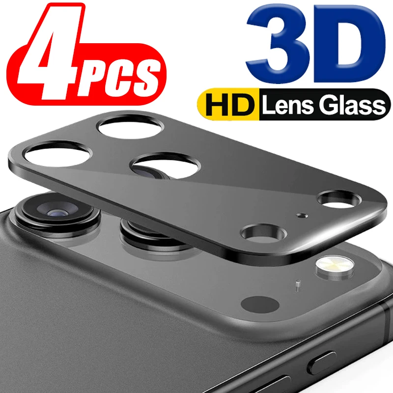 Tempered Glass Camera Protectors for IPhone 17 Series Anti-Scratch Ultra HD Lens Cover Films for IPhone 17 Air 17Pro ProMax