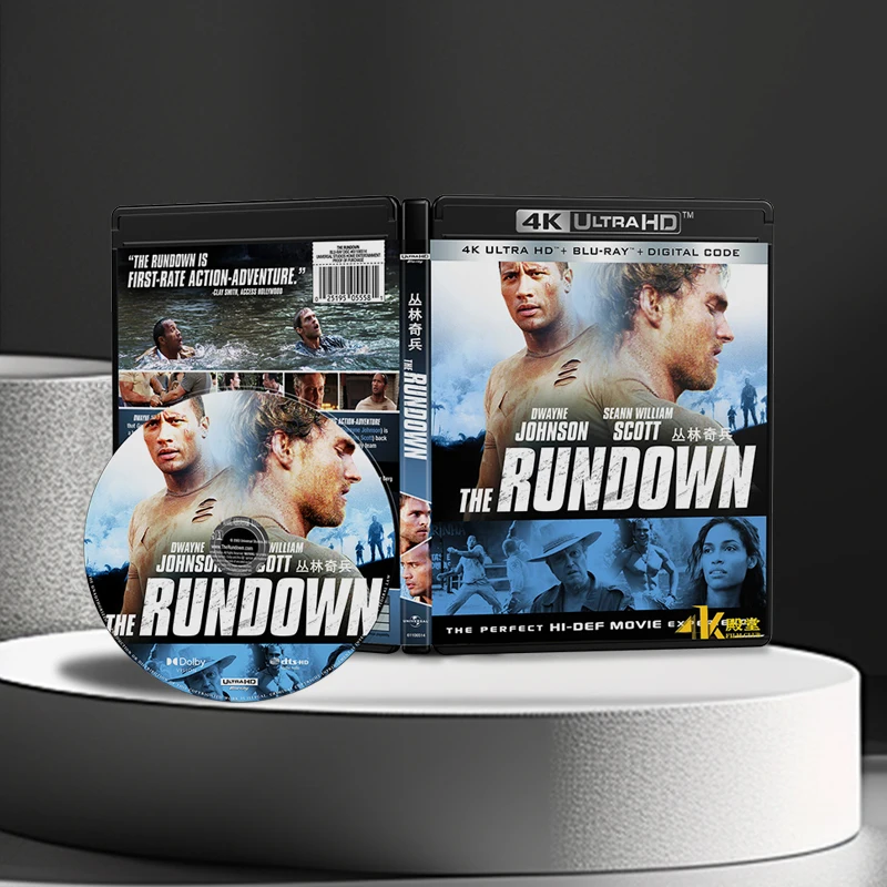The Rundown 2003 4K UHD Blu-ray Disc DTS HD MA 5 1 English Chinese characters Dolby Vision