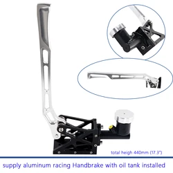 Universal Car racing Drift Vertical Type Racing Drift Oil Hydraulic Handbrake Hydro Hand Brake E-Brake Silver to bebetter