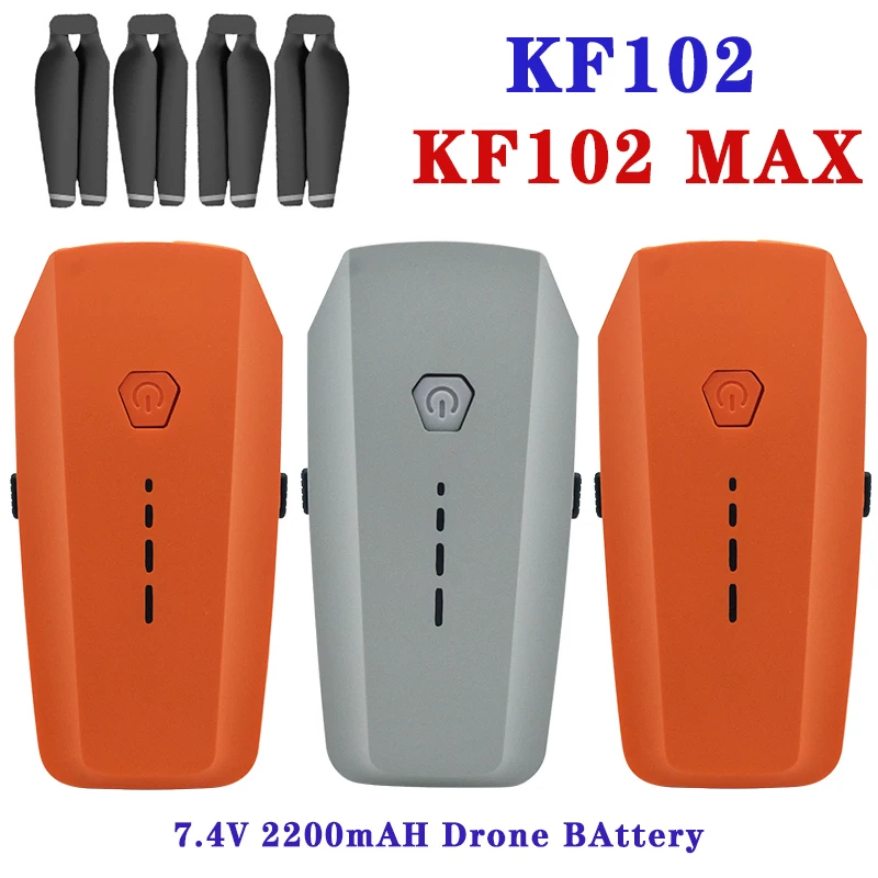 드론 배터리, 윈드 블레이드 액세서리, RC 쿼드콥터 예비 부품, KF102, 7.4V, 2200mAh, KF102MAX