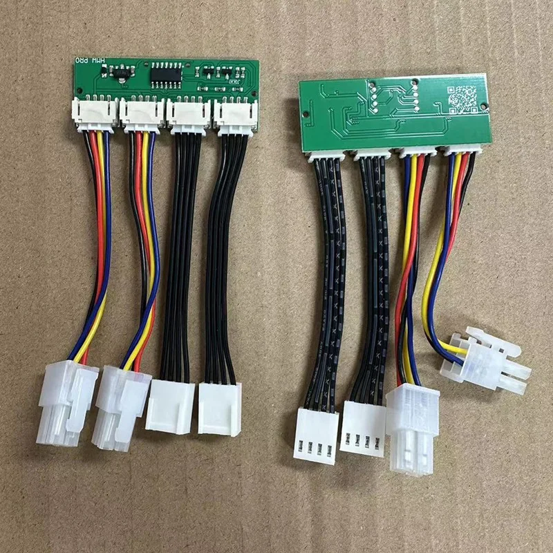12V 4-In-1 Square 4Pin Fan Simulator Emulator Special for Antminer S19k Pro Fan Spoofer Dummer-A73M