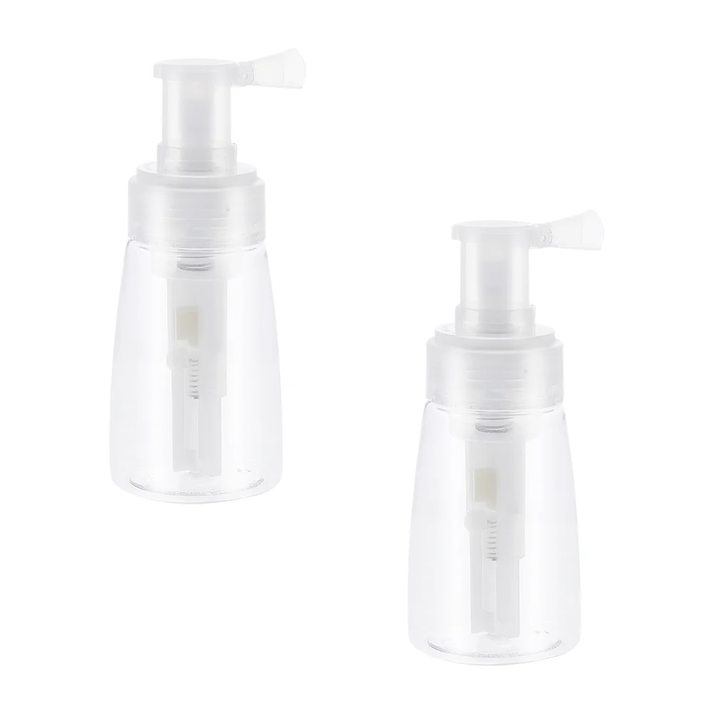 

2 PCS Powder Spray Bottle Hand Soap Dispenser Fine Mist Bottles Refillable Sprayer Salon Use Container Travel