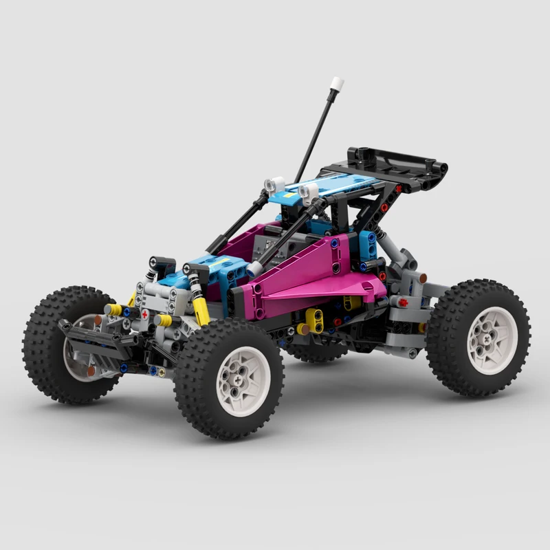 Geschwindigkeit Racing Auto Modell MOC Bausteine Geländewagen Modulare Technologie Kinder Urlaub Geschenke Montieren Spielzeug Anzug