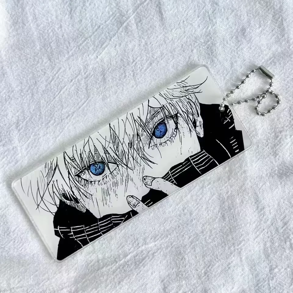 Satoru Gojo Glowing Eyes Acrylic Keychain image
